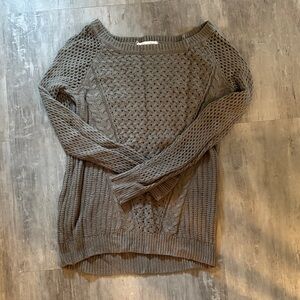 Pink Rose Women's Green Knit Sweater